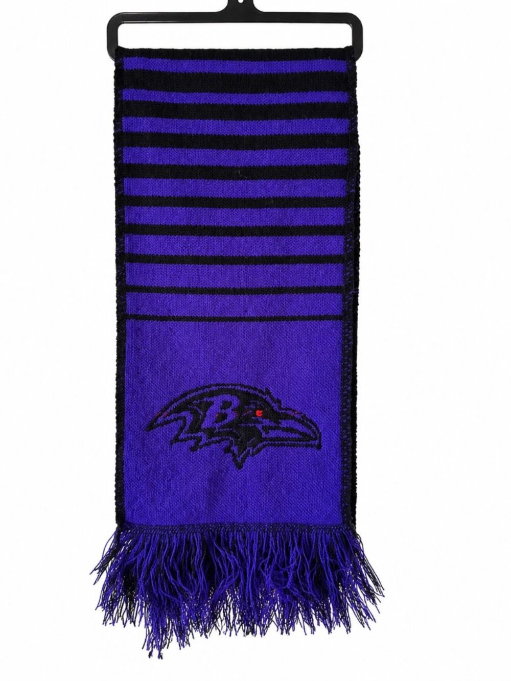 Baltimore Ravens Forever Collectibles NFL Knit Scarf Purple Black NWOT